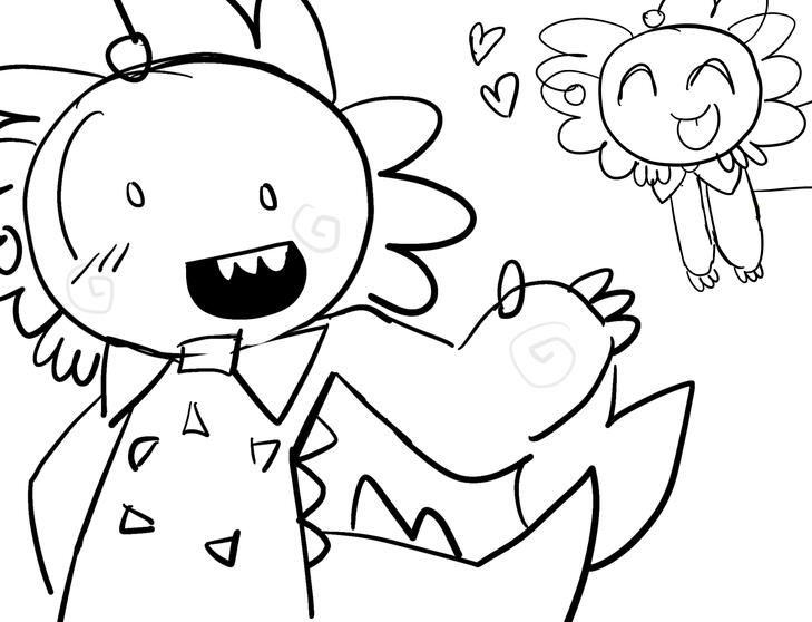 uncoloured